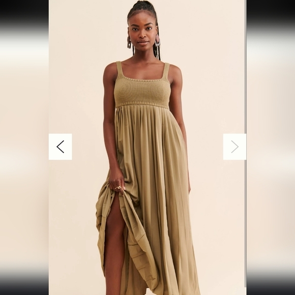 Mare Mare Dresses & Skirts - Anthropologie Mare Mare Pleated Maxi Twofer Dress Medium